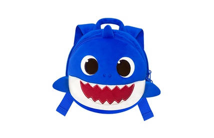 baby shark mini backpack for kids AI ACCESSORY INNOVATIONS 2 Piece Set, Boys & Girls 16" School Bag, Blue The back panel and adjustable straps are padded for additional comfort Pinkfong Product Catalog